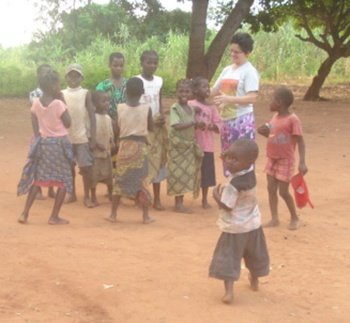 Chegada da Ir. Helena na África